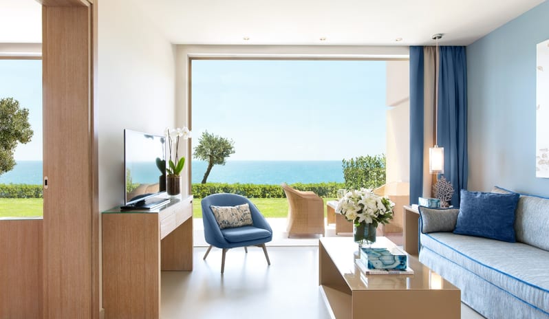 Ikos Oceania-One Bedroom Family Suite Private Garden Sea View_12851